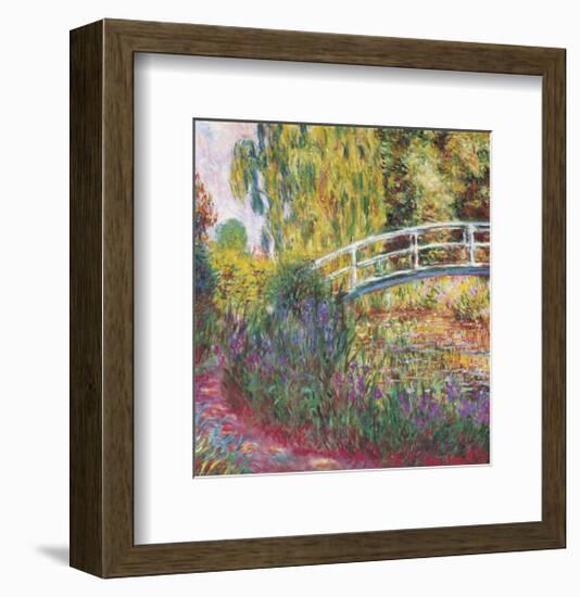 The Japanese Bridge-Claude Monet-Framed Art Print