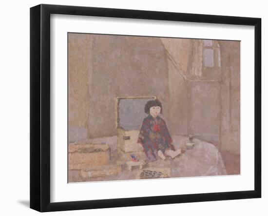 The Japanese Doll, 1920S (Oil on Canvas)-Gwen John-Framed Giclee Print