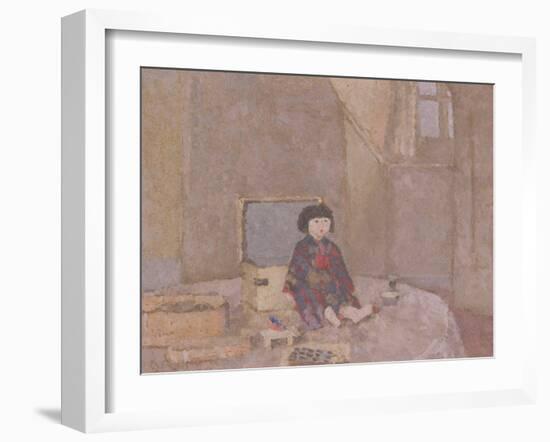 The Japanese Doll, 1920S (Oil on Canvas)-Gwen John-Framed Giclee Print