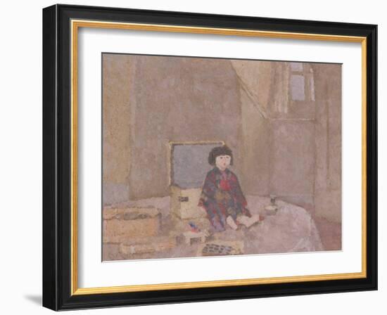 The Japanese Doll, 1920S (Oil on Canvas)-Gwen John-Framed Giclee Print