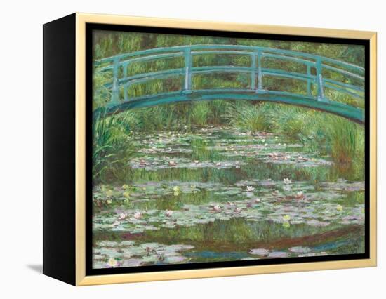 The Japanese Footbridge, 1899-Claude Monet-Framed Premier Image Canvas