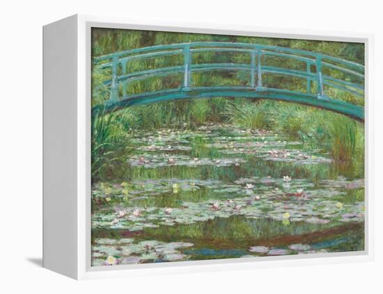 The Japanese Footbridge, 1899-Claude Monet-Framed Premier Image Canvas