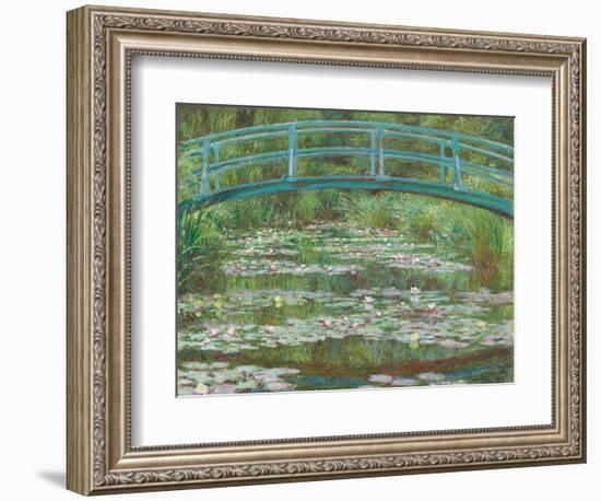 The Japanese Footbridge, 1899-Claude Monet-Framed Giclee Print