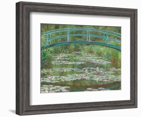 The Japanese Footbridge, 1899-Claude Monet-Framed Giclee Print