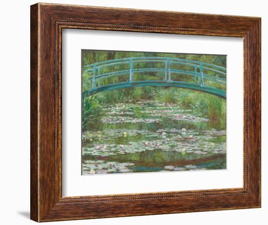 The Japanese Footbridge, 1899-Claude Monet-Framed Giclee Print