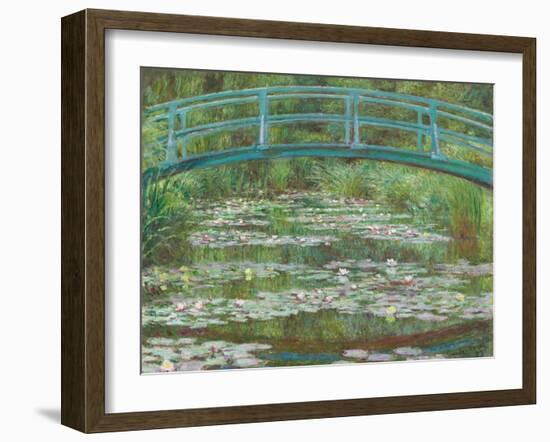 The Japanese Footbridge, 1899-Claude Monet-Framed Giclee Print