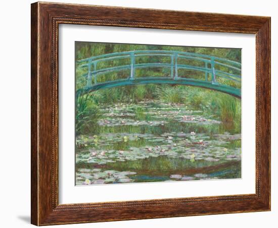 The Japanese Footbridge, 1899-Claude Monet-Framed Giclee Print