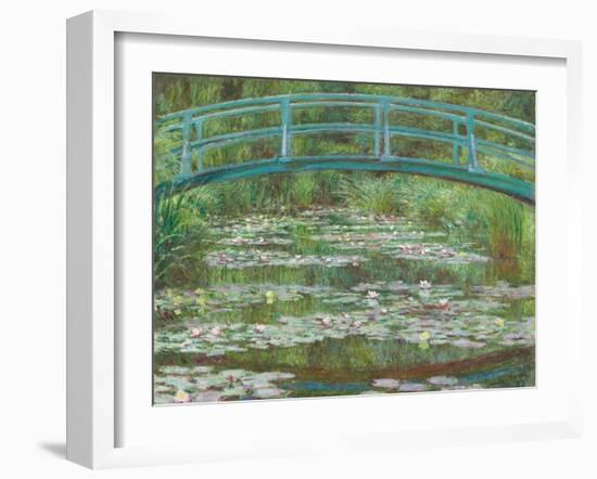 The Japanese Footbridge, 1899-Claude Monet-Framed Giclee Print