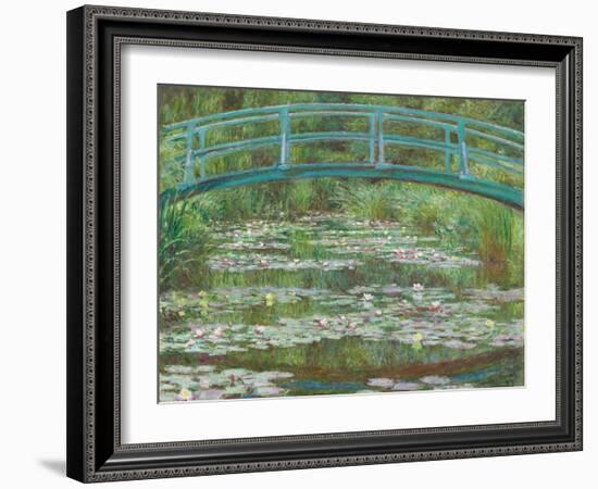 The Japanese Footbridge, 1899-Claude Monet-Framed Giclee Print