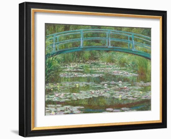 The Japanese Footbridge, 1899-Claude Monet-Framed Premium Giclee Print