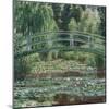 The Japanese Footbridge and the Water Lily Pool, Giverny, 1899 (Oil on Canvas)-Claude Monet-Mounted Giclee Print