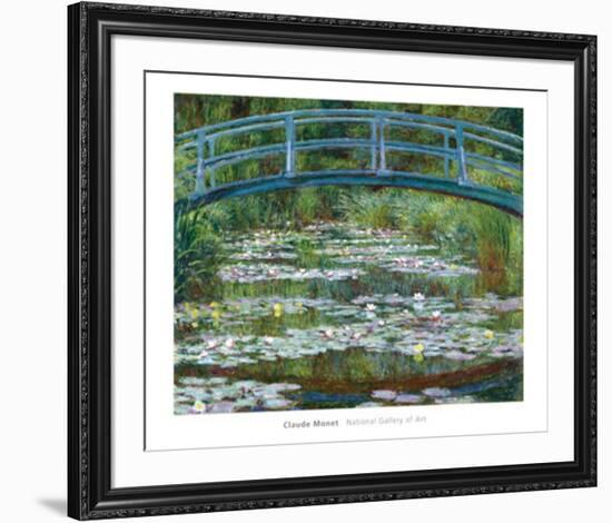 The Japanese Footbridge, c.1899-Claude Monet-Framed Art Print