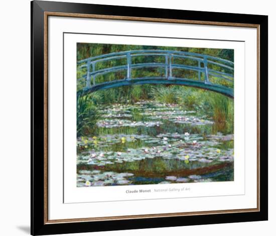 The Japanese Footbridge, c.1899-Claude Monet-Framed Art Print