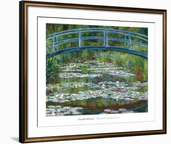 The Japanese Footbridge, c.1899-Claude Monet-Framed Art Print