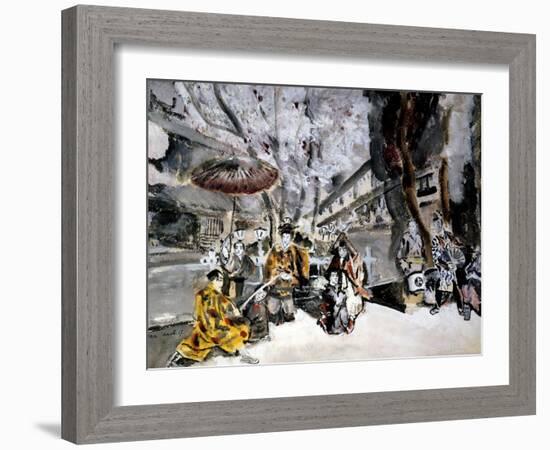 The Japanese Garden, C1900-1944-Max Jacob-Framed Giclee Print