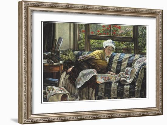 The Japanese Scroll-James Tissot-Framed Giclee Print