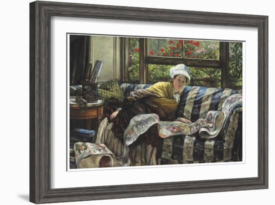 The Japanese Scroll-James Tissot-Framed Giclee Print