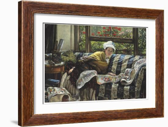 The Japanese Scroll-James Tissot-Framed Giclee Print