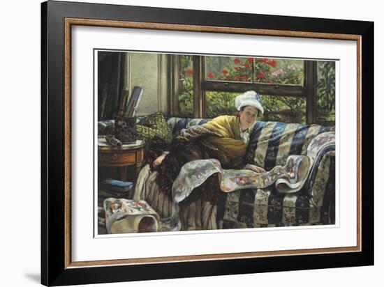 The Japanese Scroll-James Tissot-Framed Giclee Print