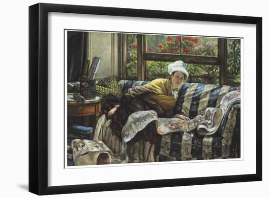 The Japanese Scroll-James Tissot-Framed Giclee Print