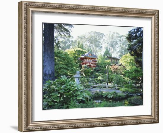 The Japanese Tea Garden, Golden Gate Park, San Francisco, California, USA-Fraser Hall-Framed Photographic Print