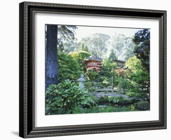 The Japanese Tea Garden, Golden Gate Park, San Francisco, California, USA-Fraser Hall-Framed Photographic Print