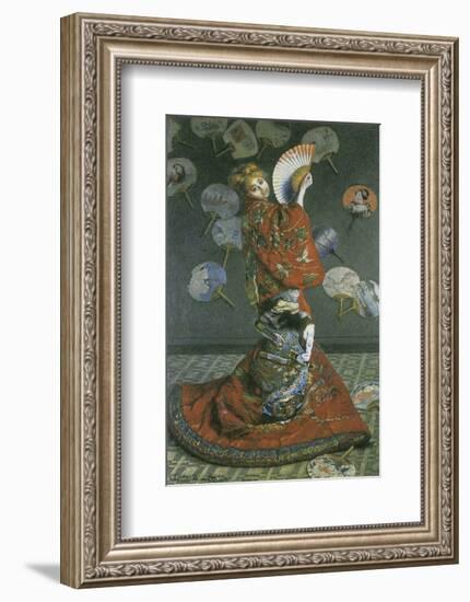 The Japanese Woman-Claude Monet-Framed Premium Giclee Print