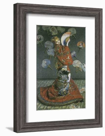 The Japanese Woman-Claude Monet-Framed Premium Giclee Print