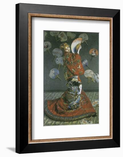 The Japanese Woman-Claude Monet-Framed Premium Giclee Print