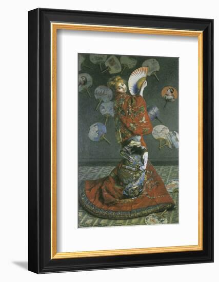 The Japanese Woman-Claude Monet-Framed Premium Giclee Print