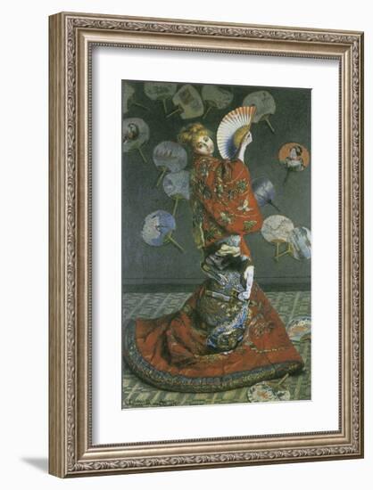 The Japanese Woman-Claude Monet-Framed Premium Giclee Print