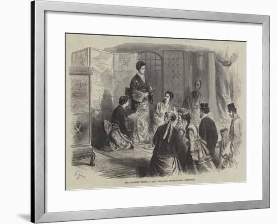 The Japanese Women in the Late Paris International Exhibition-null-Framed Giclee Print