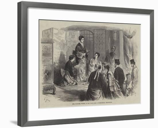 The Japanese Women in the Late Paris International Exhibition-null-Framed Giclee Print