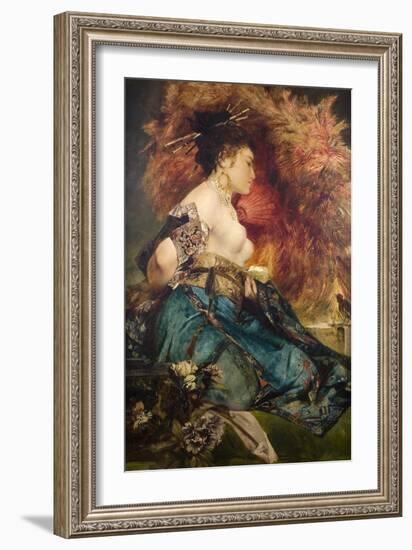 The Japanese-Hans Makart-Framed Giclee Print