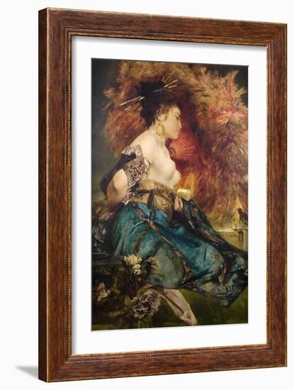 The Japanese-Hans Makart-Framed Giclee Print