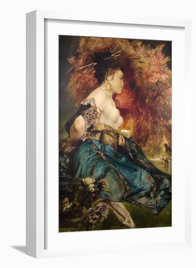 The Japanese-Hans Makart-Framed Giclee Print