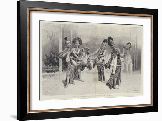 The Java Dancers at the Paris Exhibition-Emile Antoine Bayard-Framed Giclee Print