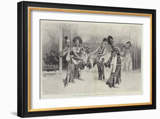 The Java Dancers at the Paris Exhibition-Emile Antoine Bayard-Framed Giclee Print