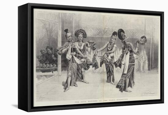 The Java Dancers at the Paris Exhibition-Emile Antoine Bayard-Framed Premier Image Canvas