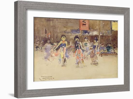 The Javanese Dancers, 1889-Arthur Melville-Framed Giclee Print