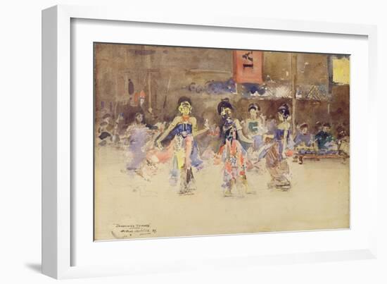 The Javanese Dancers, 1889-Arthur Melville-Framed Giclee Print