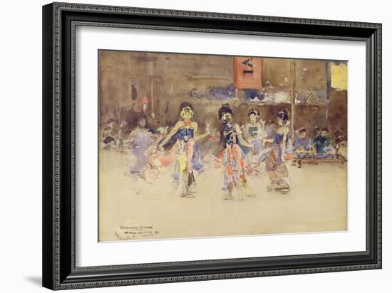 The Javanese Dancers, 1889-Arthur Melville-Framed Giclee Print