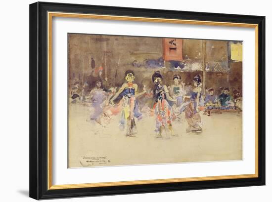 The Javanese Dancers, 1889-Arthur Melville-Framed Giclee Print