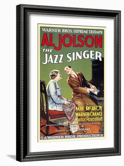 The Jazz Singer, 1927-null-Framed Art Print