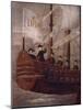 The Jesuits Arriving by Ship Off the Coast of New Granada, Painting 18th Century-null-Mounted Giclee Print