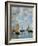 The Jetty at High Tide, Trouville-Eugène Boudin-Framed Giclee Print