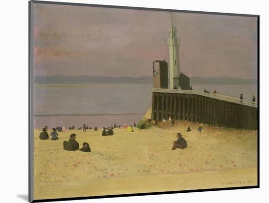 The Jetty at Honfleur, 1920-F?lix Vallotton-Mounted Giclee Print