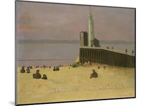 The Jetty at Honfleur, 1920-F?lix Vallotton-Mounted Giclee Print