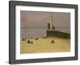 The Jetty at Honfleur, 1920-F?lix Vallotton-Framed Premium Giclee Print