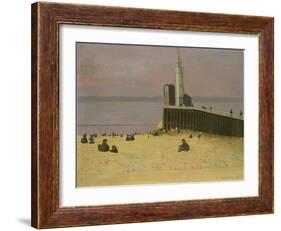 The Jetty at Honfleur, 1920-F?lix Vallotton-Framed Premium Giclee Print